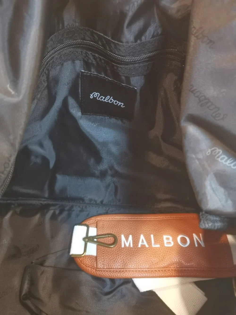 Malbon Waterproof Duffel Bag for Travel, Golf, and Gym Sports Gear